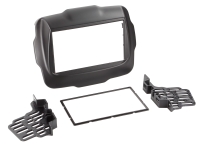 2-DIN RB mit Fach Chrysler / Jeep schwarz