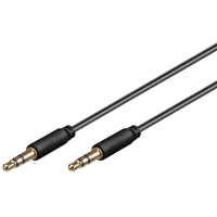 Audio-Kabel 3.5mm Slim-Klinke, 2m, 3-polig