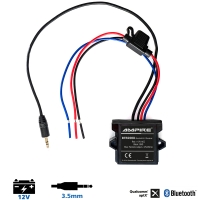 Bluetooth Receiver, 3.5mm Klinke, 12 Volt, aptX