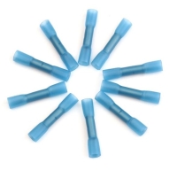 Stoßverbinder mit Schrumpfschlauch 1.50 - 2.50 mm² Vollisoliert blau