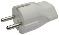 Adapter 3-pol, DE – CH, weiss,&n...