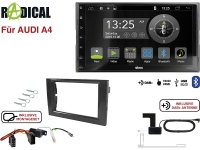 Radical R-D211 2-DIN DAB+ mit Montageset für Audi A4