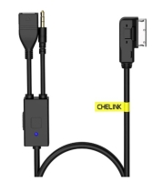 AUX Audio Kabel MDI AMI MMI Interface USB Jack 3,5mm männlichen kabel für Audi A