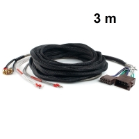 Universal-Kabel für Verstärker 2-Kanal ISO 3m (2,5mm²)