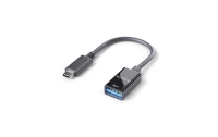 USB 3.1 Adapter IS231 USB-C Stecker - USB-A Buchse, OTG 0,10m, schwarz