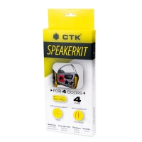 CTK SPEAKERKIT 250 x 250 x 2mm 4 Stk. Alubutyl