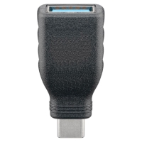 USB 3.0 Typ C Buchse zu USB 3.1 C Stecker - OTG Highspeed - Farbe: Silberfarben