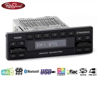 DAB Retro Auto-Stereoanlage mit schwarzen Tasten: AC999RS001B