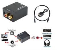 Digital Optical Toslink auf Analog RCA Audio Converter Adapter