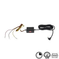 Festeinbau-Netzteil für Dashcams mit MINI-USB (Ausschaltverzögerung)