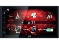 JVC KW-M27DBT - Doppel-DIN MP3-Autoradio mit Touchscreen / DAB / Bluetooth / USB